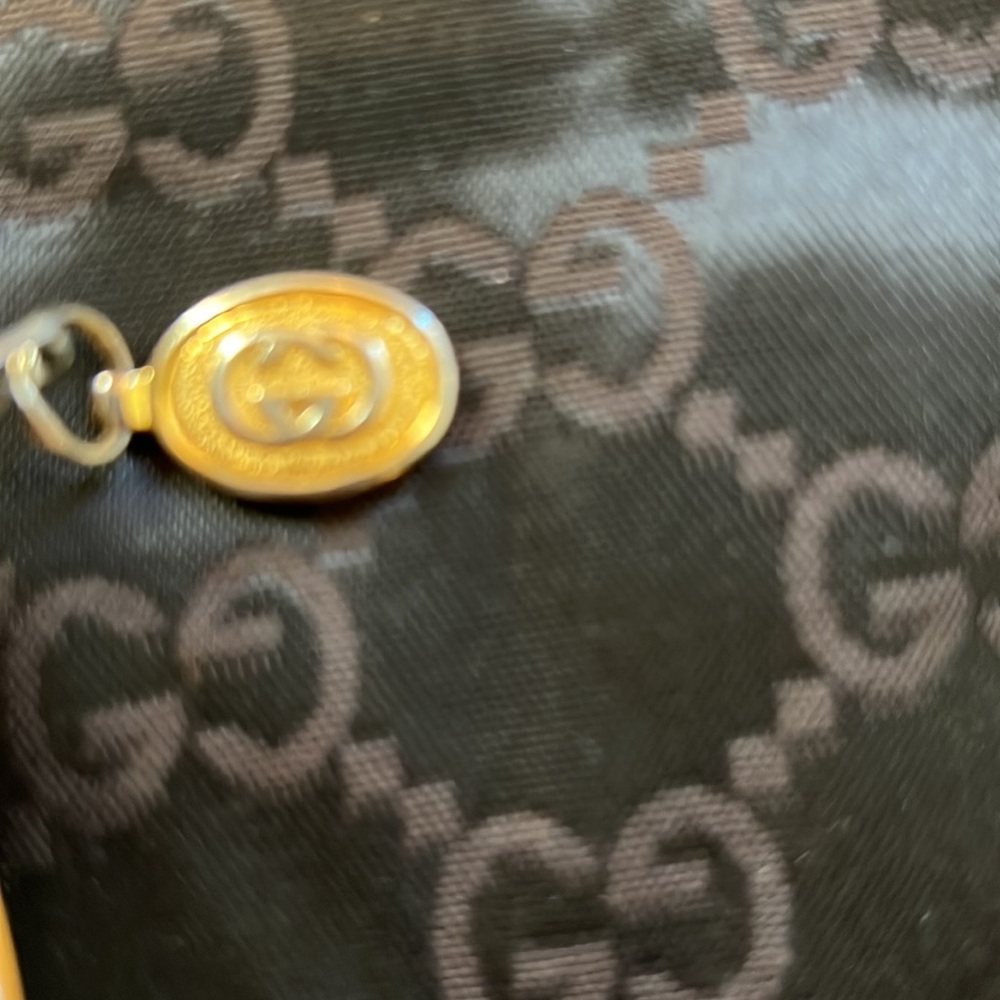 Authentic Gucci Handbag and Makeup Bag - Picture 6 of 12